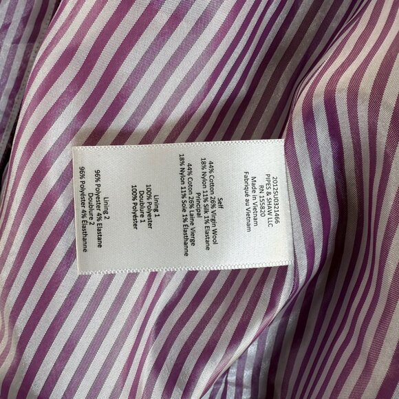 Veronica Beard Revolve Beacon Dickey Jacket Orchid Pink Tweed Womens‎ Size 14 - Picture 12 of 16